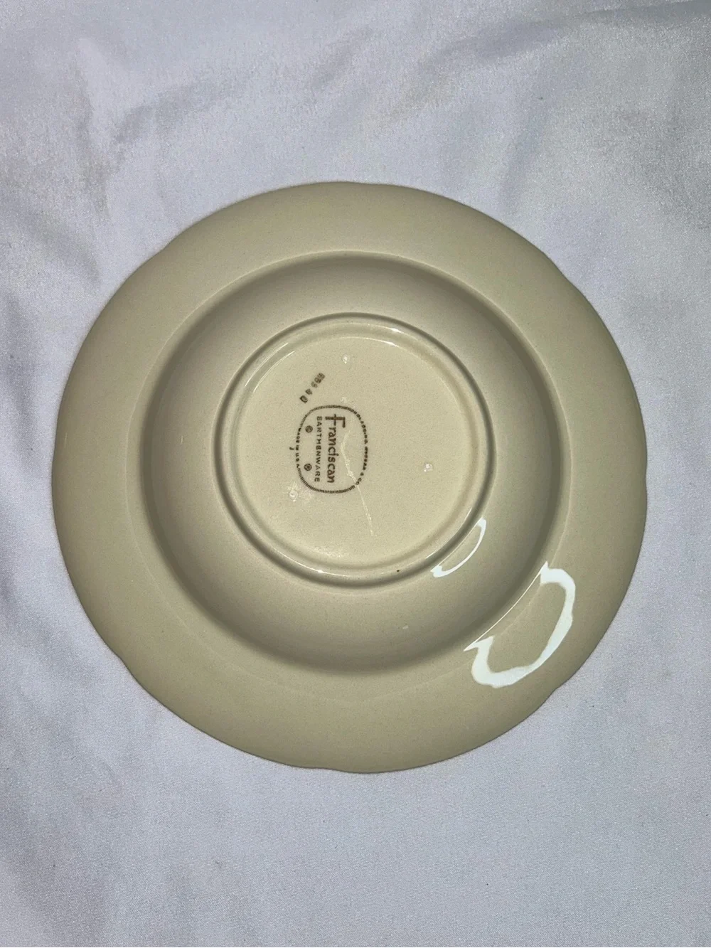 Franciscan Apple Print Vintage Hand-Painted Salad Soup Bowls Set of 7  - 1 Chip
